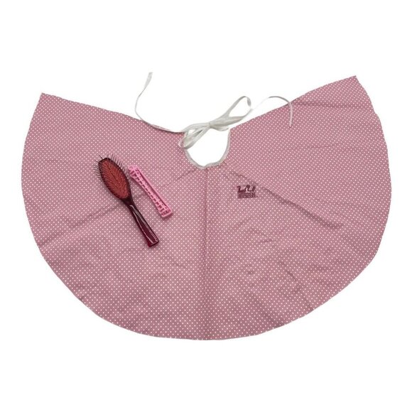 Pleasant Company Doll Salon Set With Pink Polka Dot Cape Brush & Hair Clip - Picture 1 of 5